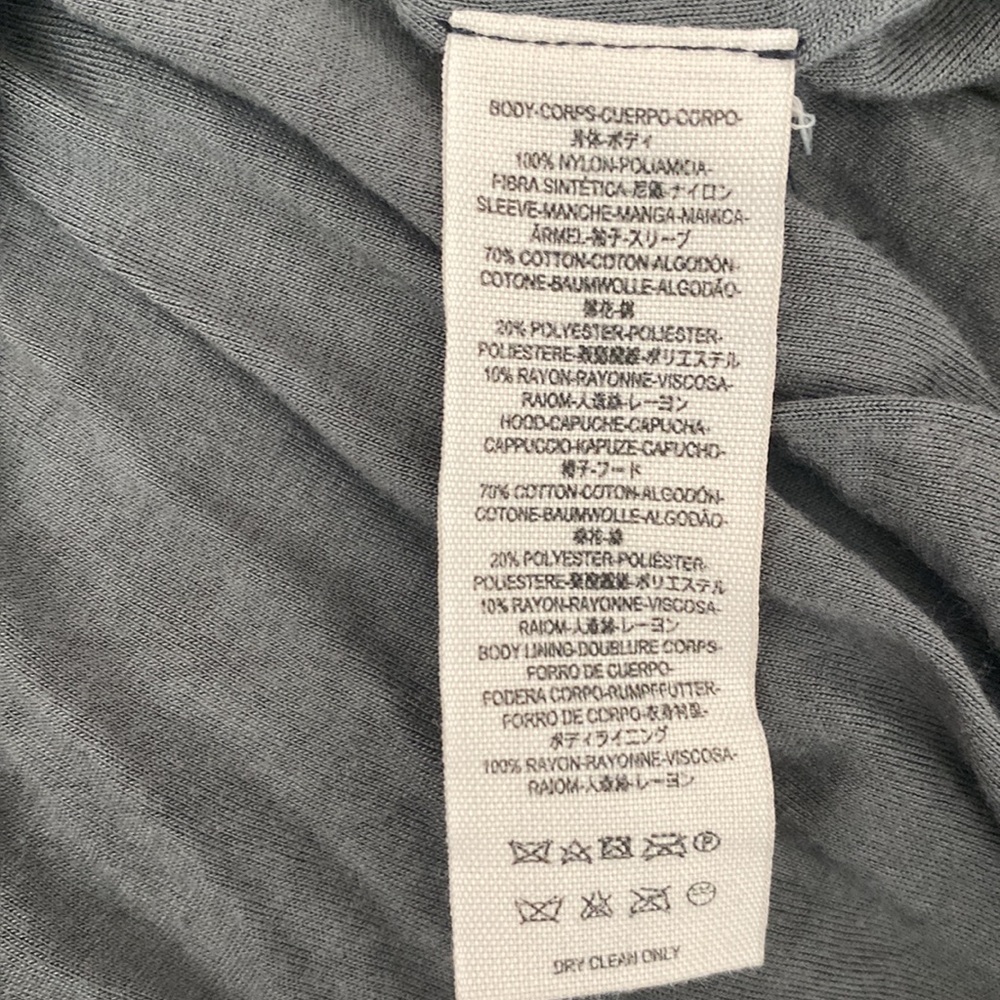 Free People black/gray hooded windbreaker jacket - Picture 13 of 15